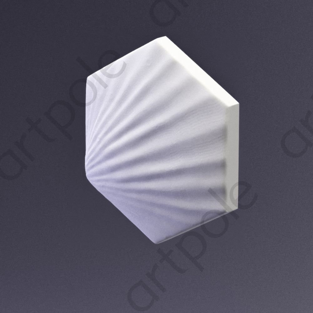 Гипсовые 3D панели Artpole Elementary HEKSA - 27 - 14 - HEKSA-shell
