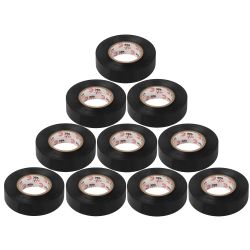 Набор изолент ЭРА SET10-1925BLACK ПВХ 10 шт черная 19мм х 25м | Электротовары