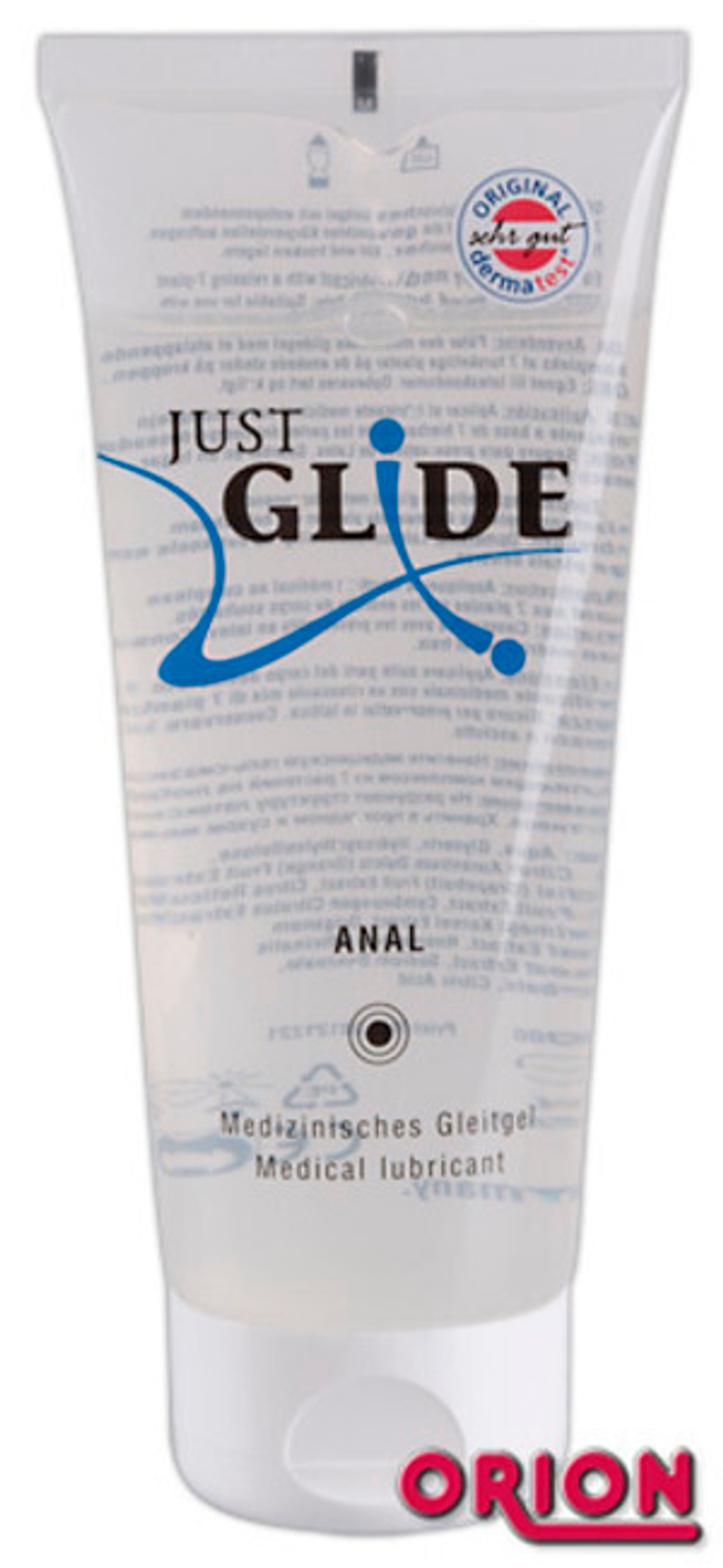 Гель-смазка анальная на водной основе "Just Glide Anal" 200 мл (Цвет: прозрачный)