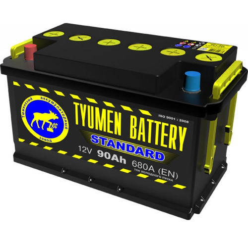 Купить Аккумулятор Тюмень 6СТ-90L, п.п., L+, STANDARD (Тюменский аккумулятор)