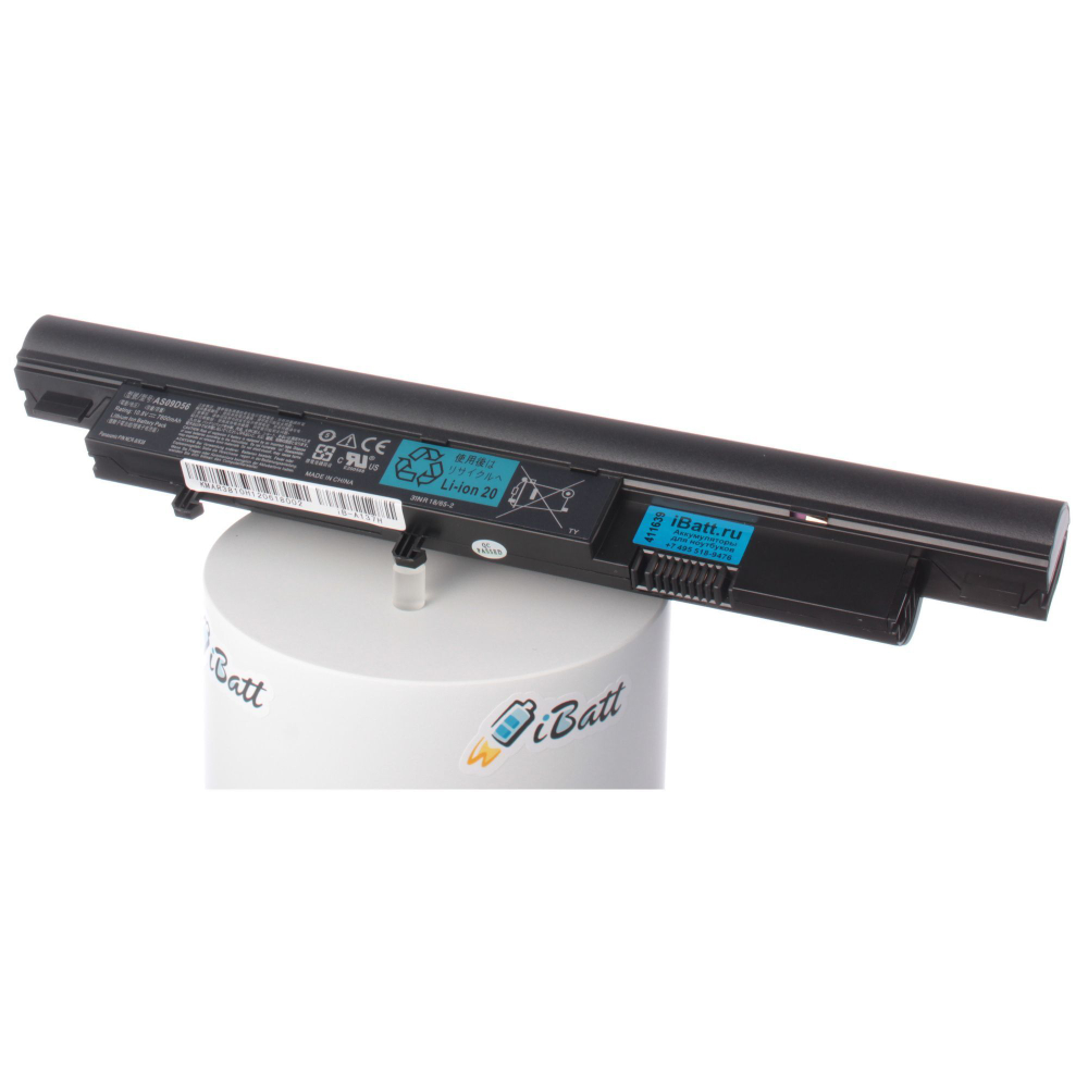 Аккумулятор iBatt 7800mAh, для Aspire 5810T 3750G 5538G 4810T 3810T 3410 4810TG 3810TG 3750 TravelMate 8371 3810TZ 3750Z 4410