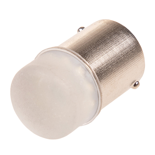 Лампа светодиодная 12V 21/5W металлический цоколь 1-конт. белый 9 SMD BA15s S25 2 шт. Skyway