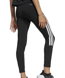 Брюки для девочки теннисные Adidas Train Essentials 3-Stripes - black/white