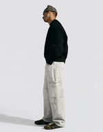 Мужские джинсы карго baggy fit - BERSHKA