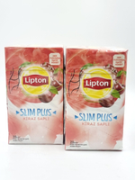 Lipton Slim Plus Чай травяной, фруктовый с вишней, 40 пакетиков, 72 г (Турция)