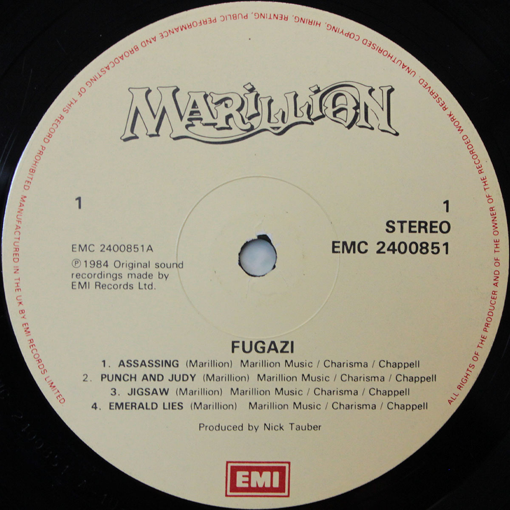 Marillion / Fugazi (LP)