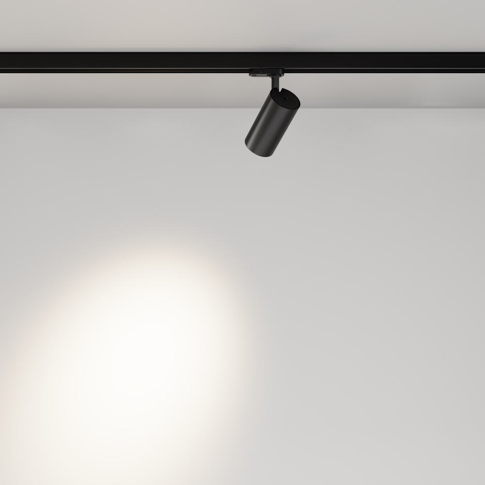 Трехфазный трековый светодиодный светильник Maytoni Focus Led TR197-3-20WCCT-M-B