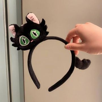 Ободок "Кот Дайдзин" черный