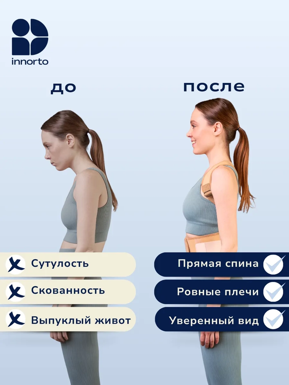 Корсет ортопедический для осанки спины