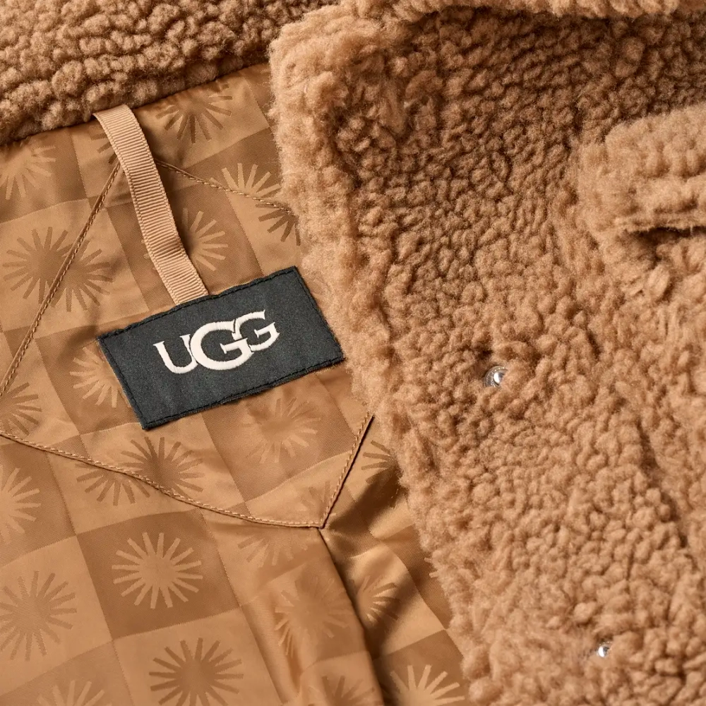 UGG Короткая куртка-тракер Frankie, каштановый