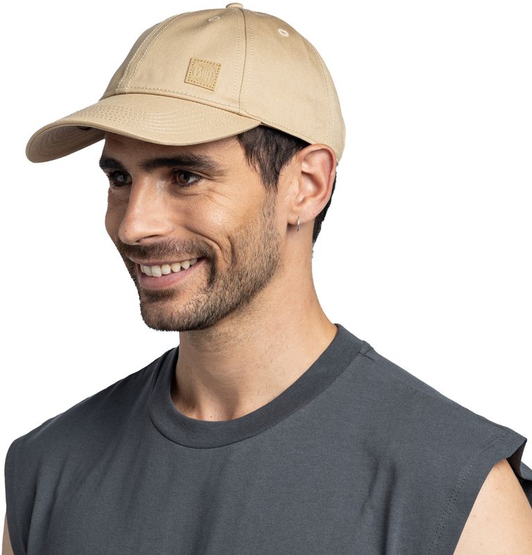 Кепка Buff Essential Baseball Cap Solid Sand Фото 2