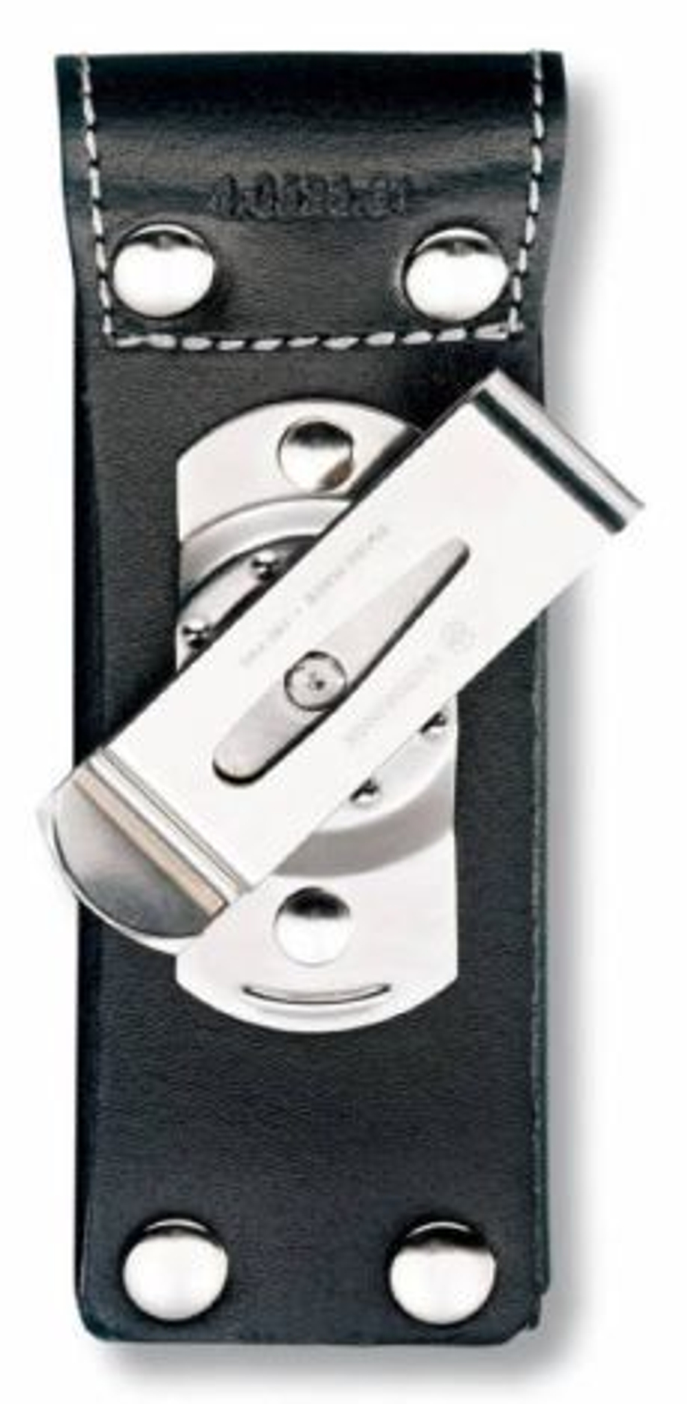 Чехол Victorinox Leather Belt Pouch (4.0524.31) нат.кожа клипс.мет.пов. черный без упаковки4.0524.3B1