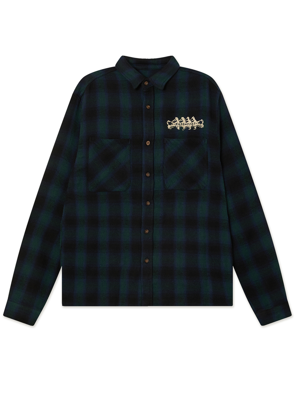 Мужская Рубашка Canoe Workers Flannel