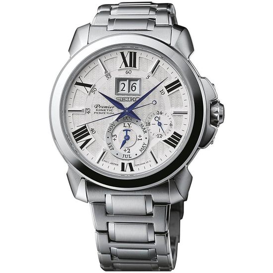 Мужские часы Seiko SNP139P1 Premier Kinetic