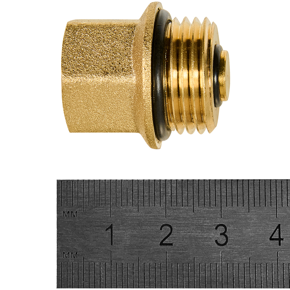 Клапан отсекающий ROMMER - 3/8 x 1/2 (ВР/НР, PN10, Tmax 120°C)