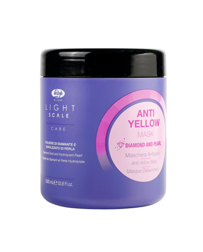 Маска для осветленных, мелированных и седых волос - “Light Scale Care Anti Yellow Mask” 1000 мл