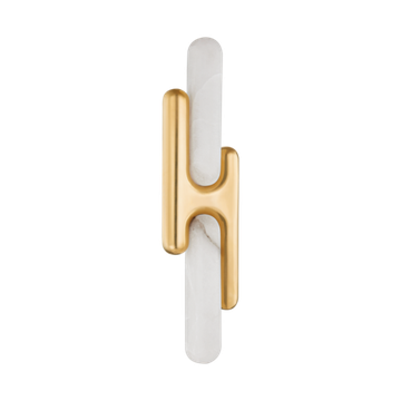 Corbett Rosalba Wall Sconce, 17 cm, Vintage Brass