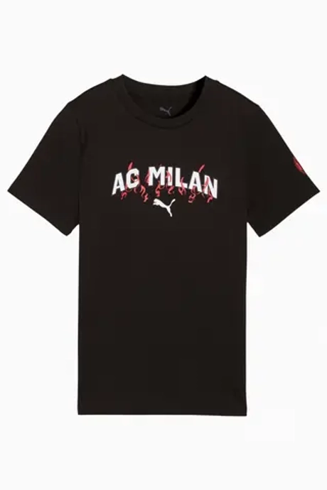 Футболка Puma AC Milan 25/26 FtblCulture Tee Junior - черный