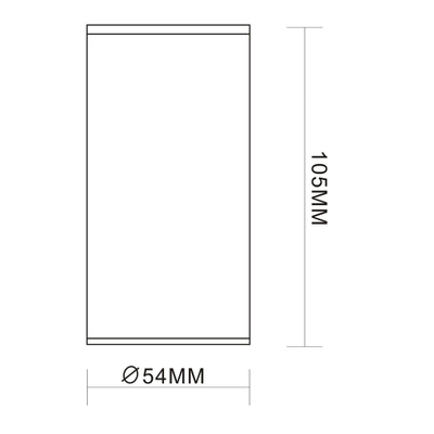 ST111.507.01 Светильник потолочный Белый GU10 1*50W D54xH105 220V Без ламп