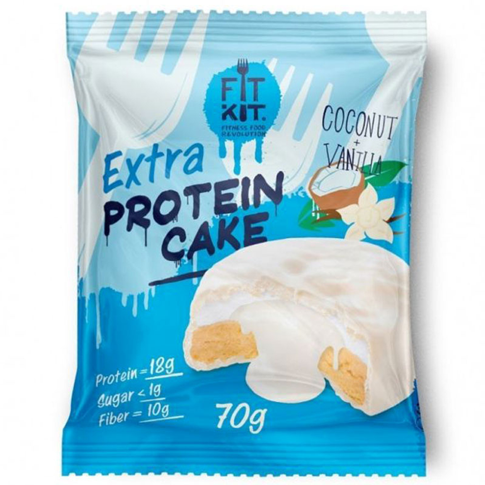 FitKit Protein White Extra Cake (70 гр.)