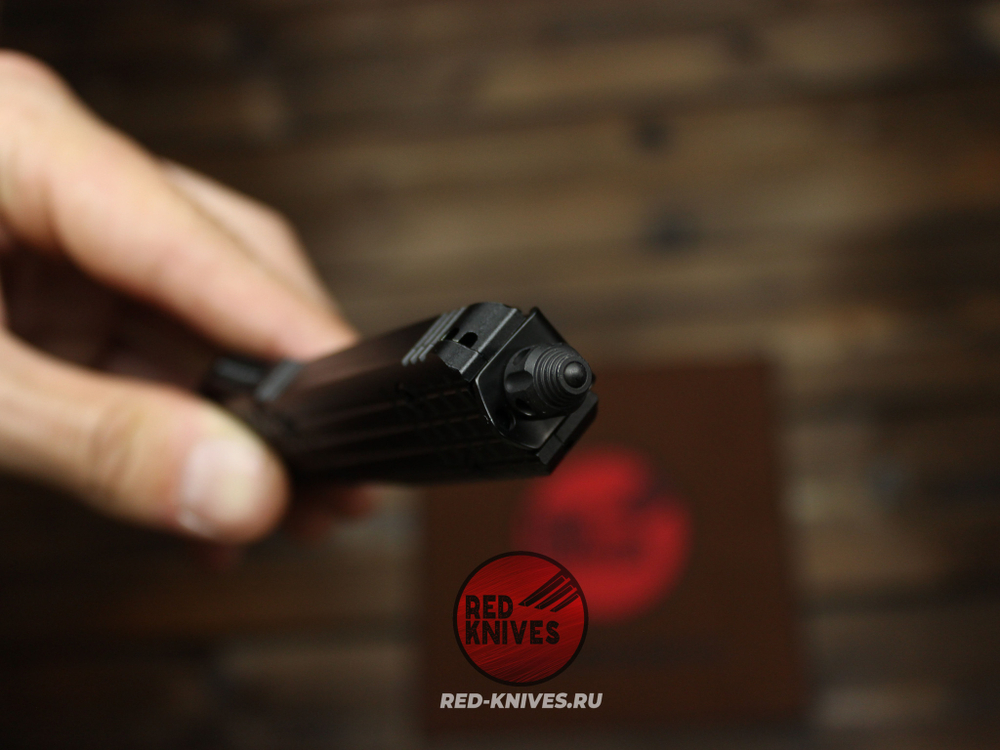 Нож Microtech Ultratech Delta Frag H/E - клинок хэлхаунд, стоунвош + запчасти МТ9