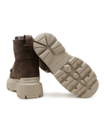 Кожаные ботильоны на платформе MATILDA SHEARLING INUIKII - коричневый(35203-028)