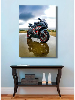 Картина "Ducati Городской Призрак", интерьерная 50х70см 1шт.