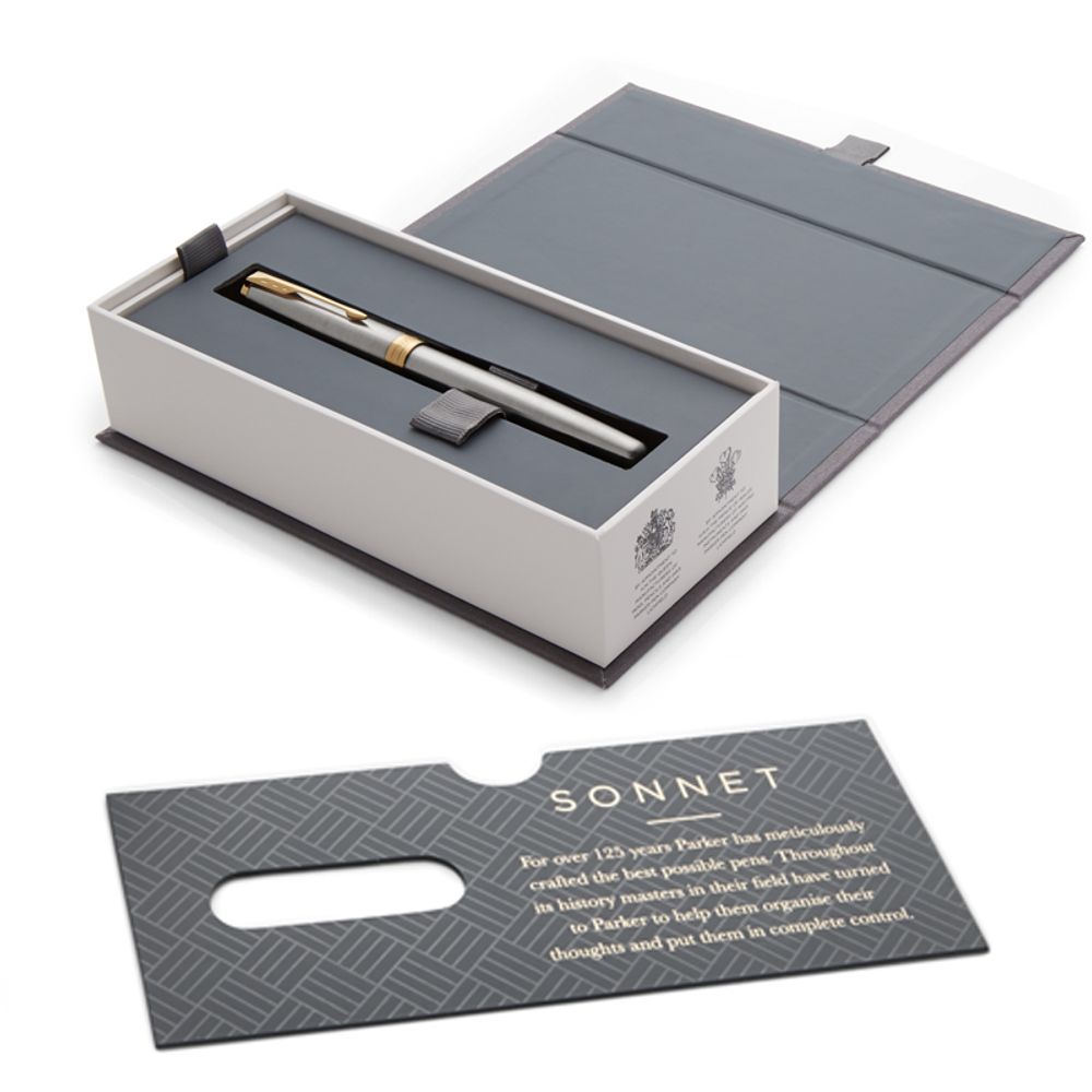 Роллер Parker Sonnet Core T527 St Steel GT Mblack (1931506)