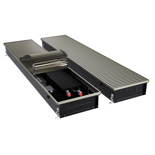 Конвектор внутрипольный Royal Thermo ATRIUM TURBO-110/300/2800-DG-U-LB
