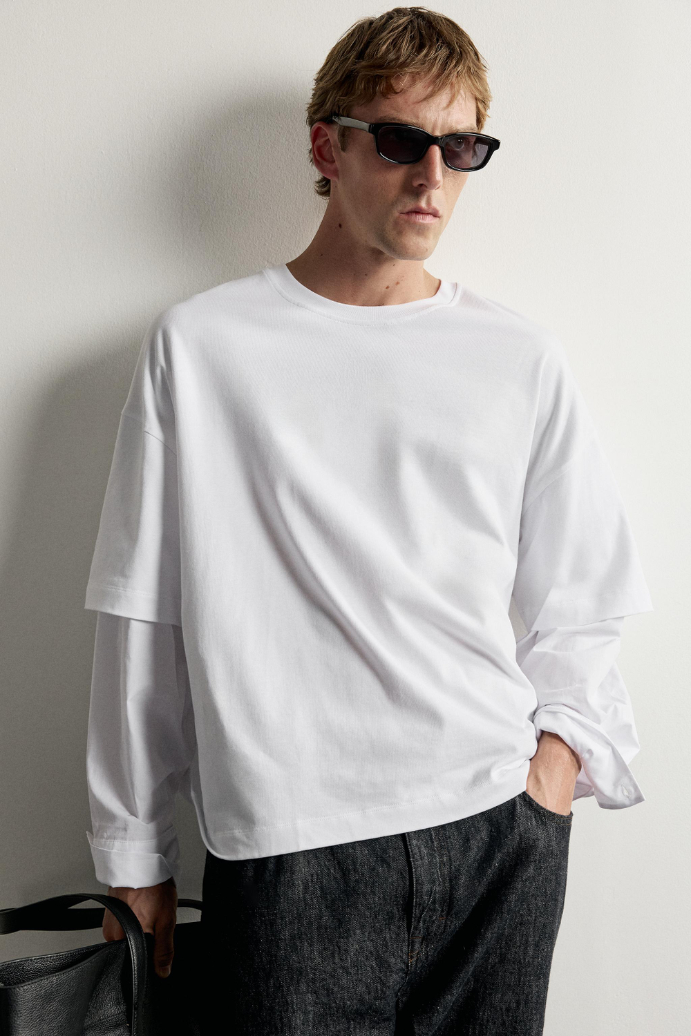 ФУТБОЛКА С МНОГОСЛОЙНЫМИ РУКАВАМИ — ZARA