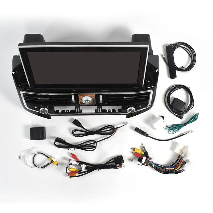 Магнитола для Toyota Land Cruiser 200 2015-2021 (без JBL) - Kuberg KP-T1202 монитор 12.3" на Android 10, Быстрая, 4G SIM-слот