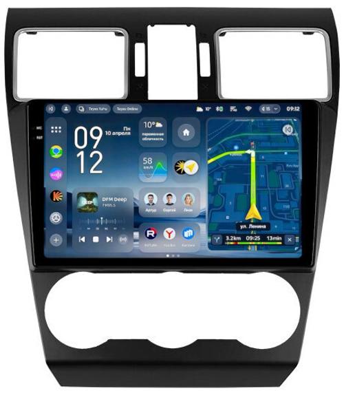Магнитола для Subaru Forester 4 2015-2018, Impreza 4, XV 1 - Teyes CC4-PRO монитор 9.5" 2K QLED на Android 13, Быстрейшая, Snapdragon 778G, ИИ, CarPlay, DSP, 4G SIM-слот