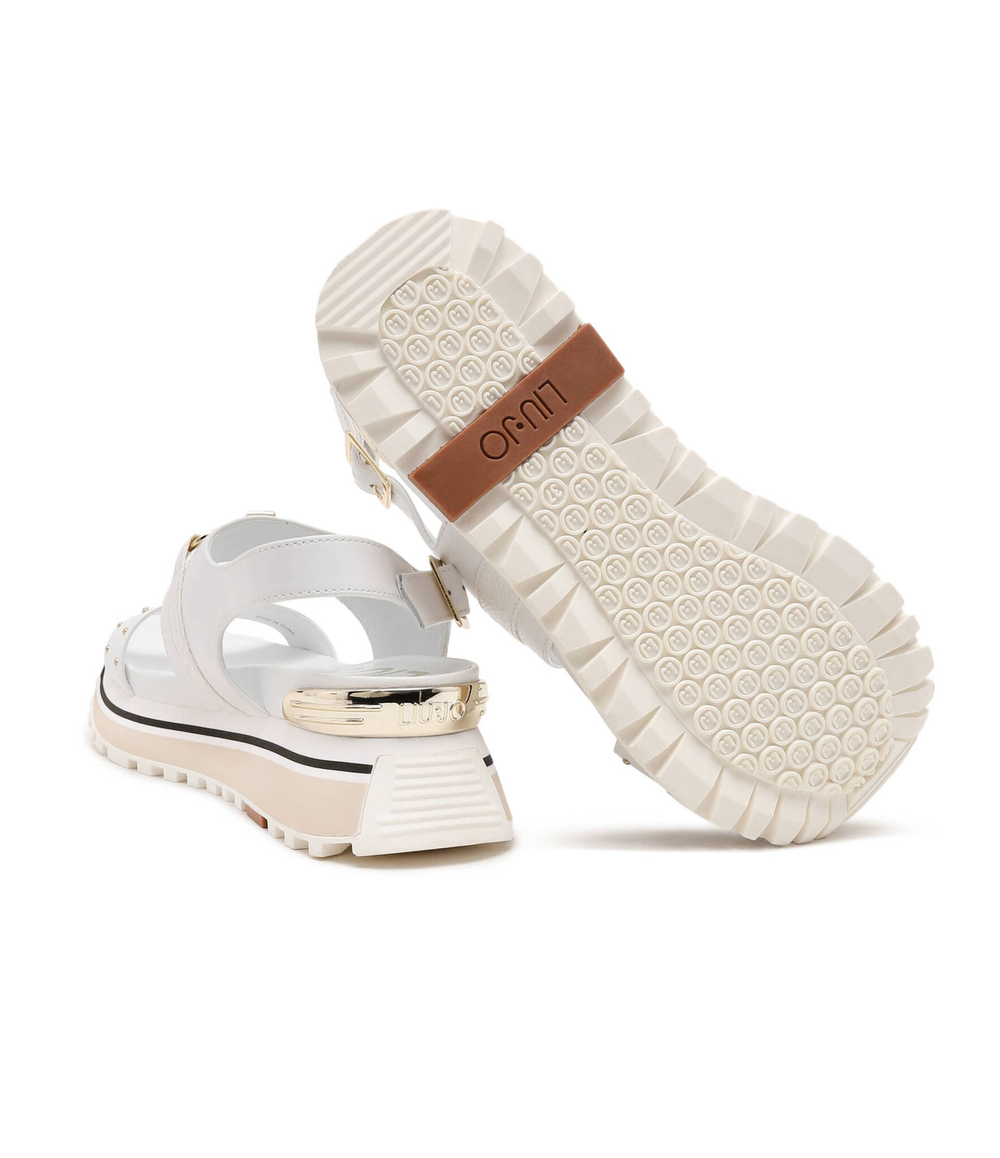 Кожаные босоножки maxi wonder Liu Jo - белый(BA4107 P0102)