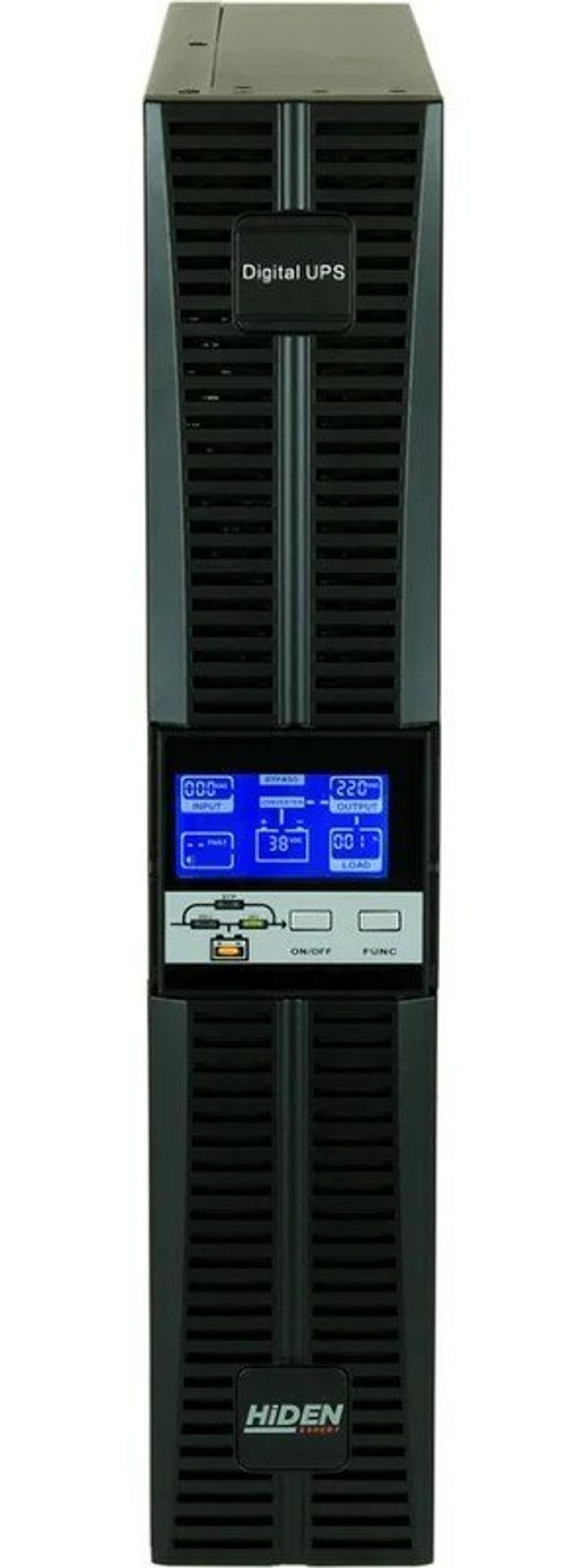 Источники бесперебойного питания (UPS, ИБП) Hiden EXPERT ИБП UDC9202H-RT 2 kVA/1,8 kW, 6хАКБ внешние, 72В, ЗУ 10А UDC9202H-RT