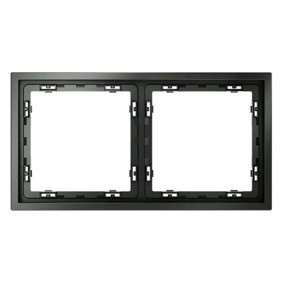 Рамка пластиковая на 2 поста Voltum S70 Титан VLS100206