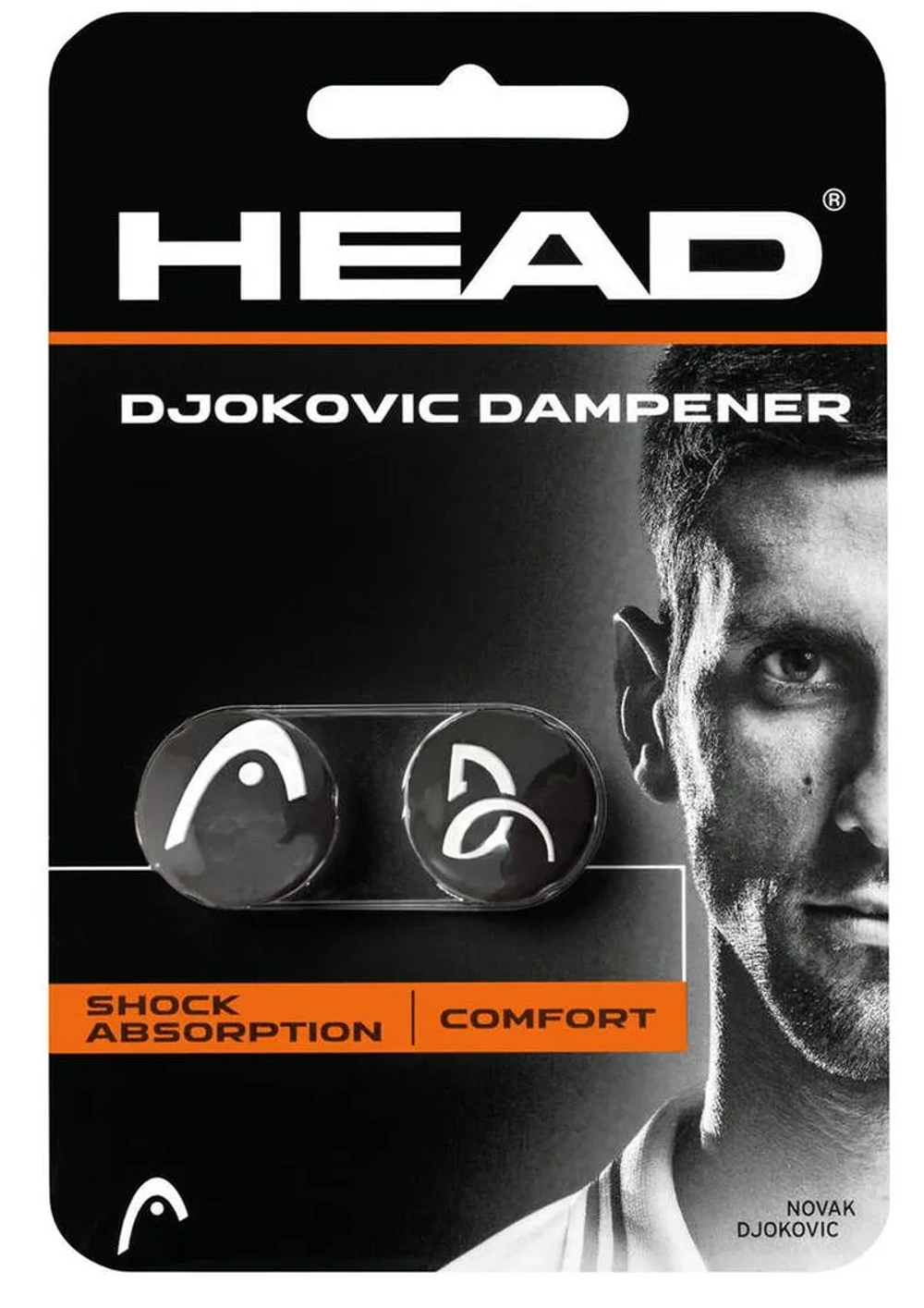 Теннисный виброгаситель Head Djokovic 2P - black/white