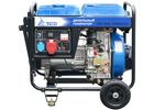 Дизель генератор трехфазный TSS SDG 7000EH3A - [6.5 кВт / 380V] эл. старт