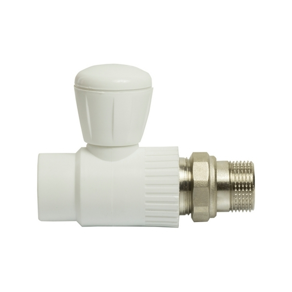 Кран американка шар 25-3/4'' прямой EVER® БЕЛЫЙ (Россия)
