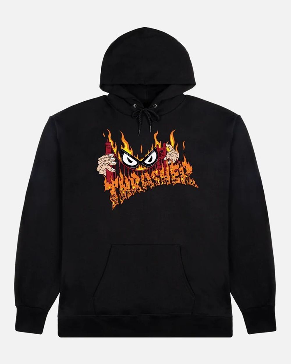 Толстовка THRASHER SUCKA FREE BY NECKFACE BLACK