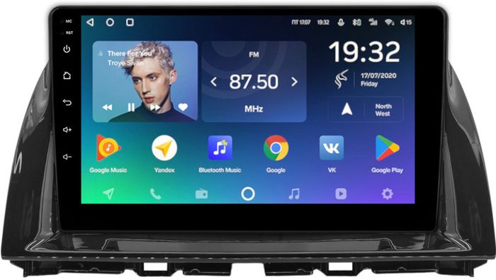 Магнитола для Mazda CX-5 2015-2017 (ШГУ цветной) - Teyes CC2 PLUS монитор 10.1" QLED, Android 10, Быстрая, SIM-слот