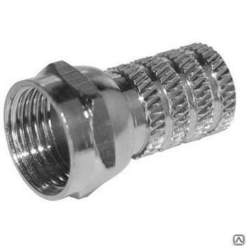 Штекер гайка RG-59 (RG-6) F-разъем