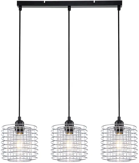Подвесной светильник Grid 10190/3S Chrome Escada