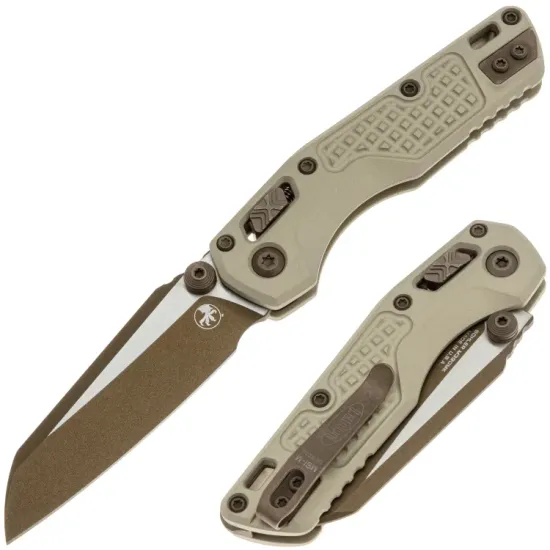Нож Microtech MSI Mini 210M-1FRCG-C19Z23 - рукоять алюминий, сталь - M390MK