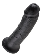 Чёрный фаллоимитатор 8 Cock - 20,3 см. (Цвет: черный)