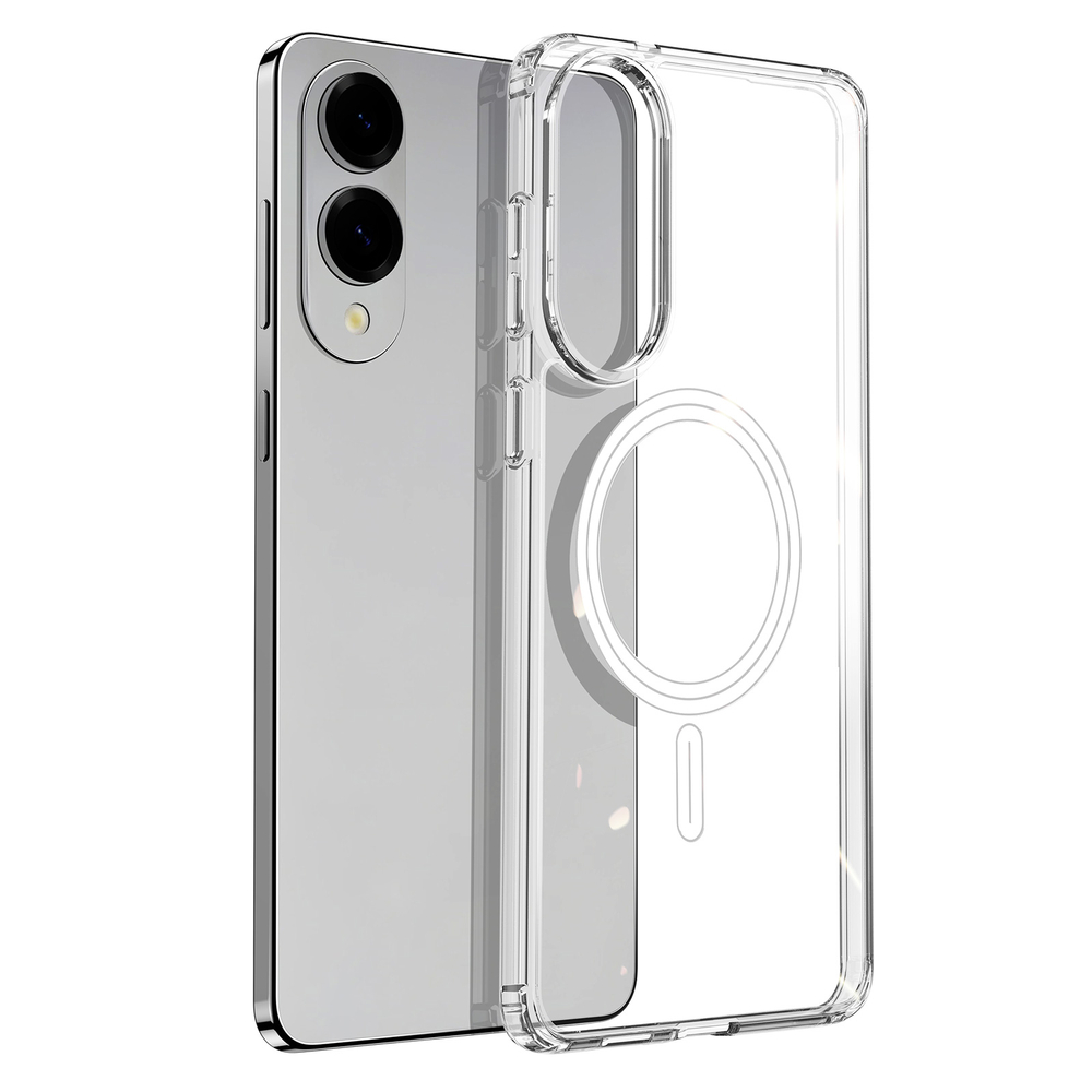 Защитный прозрачный чехол с MagSafe для Samsung Galaxy S25 Edge, серия Clin Mag Series от Dux Ducis