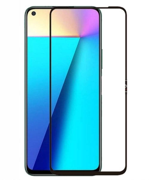 Стекло 6D с олеофобным покрытием для Infinix Hot 11S NFC, черные рамки, G-Rhino 6D