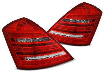 Задние фонари для Mercedes S-Class W221 (05-09) LED динамические красные светлые в стиле W222
