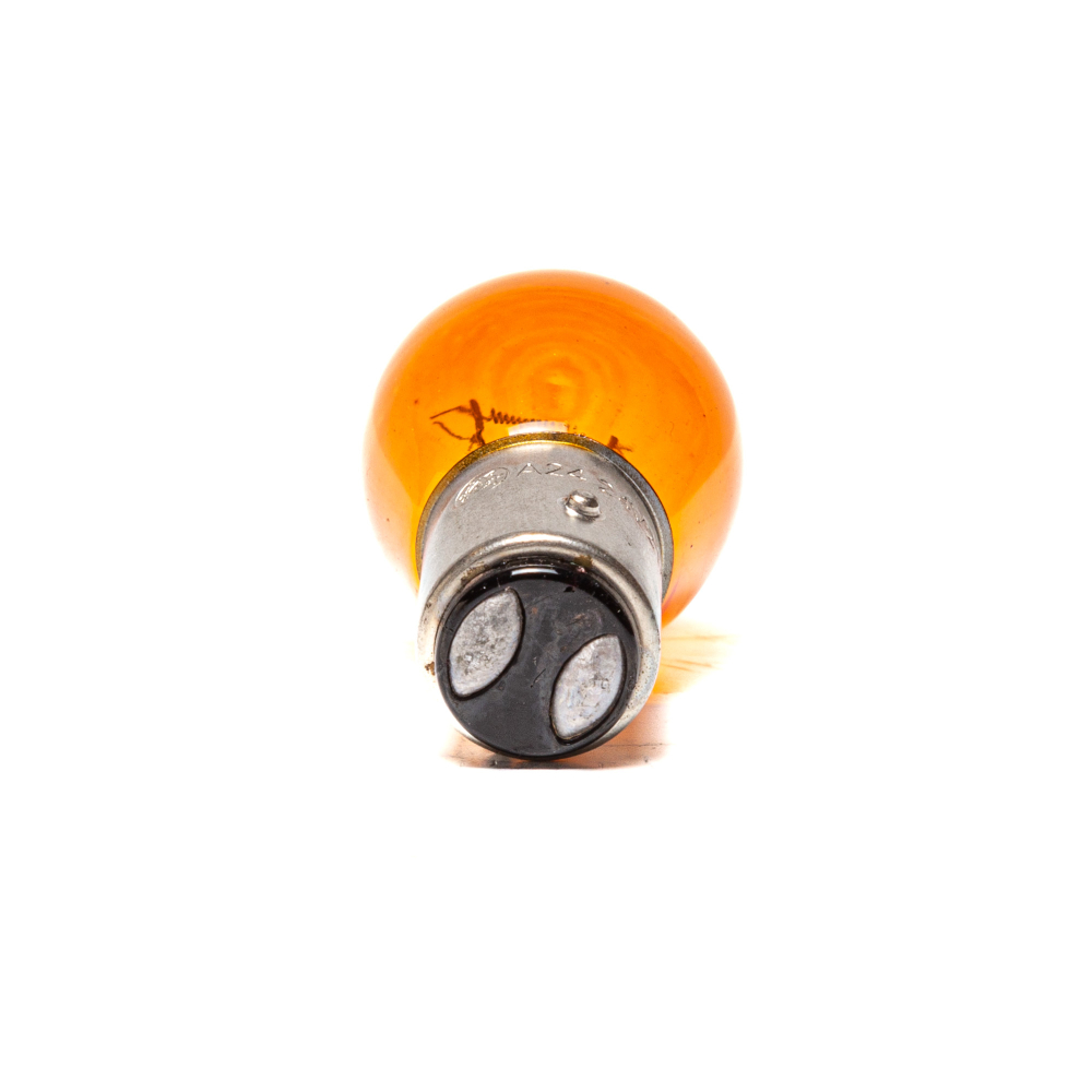 А24-21+5 BAY15d (ORANGE) Автолампа накаливания PY21/5W, 24 В, 21/5 Вт, BAY15D (оранжевая, большая, двухконтактная)