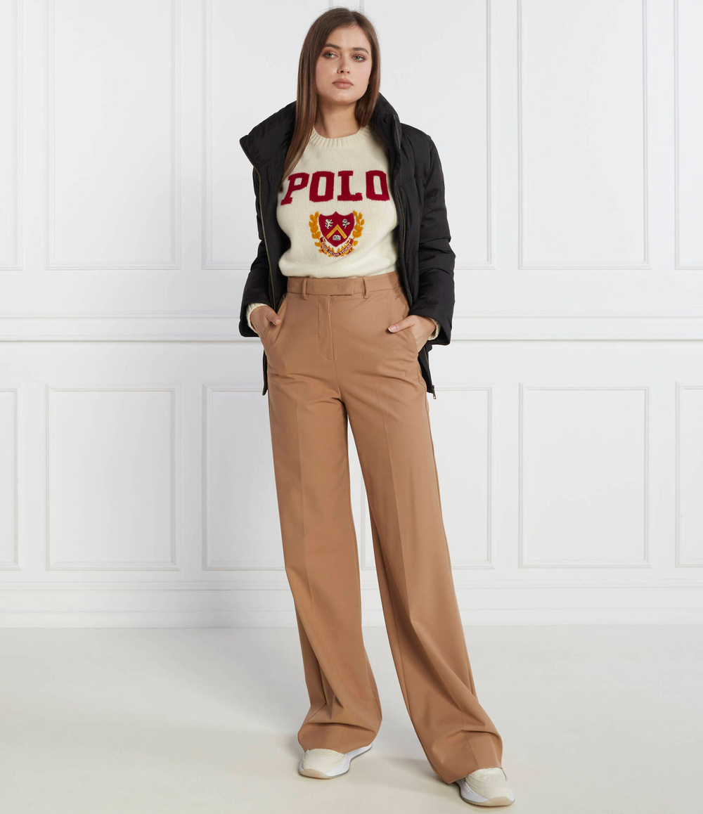 Хлопковый свитер POLO RALPH LAUREN - кремовый(211910471)