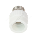 Муфта PP-R комбинированная белая Дн 110х4" НР под ключ VALFEX 10135110